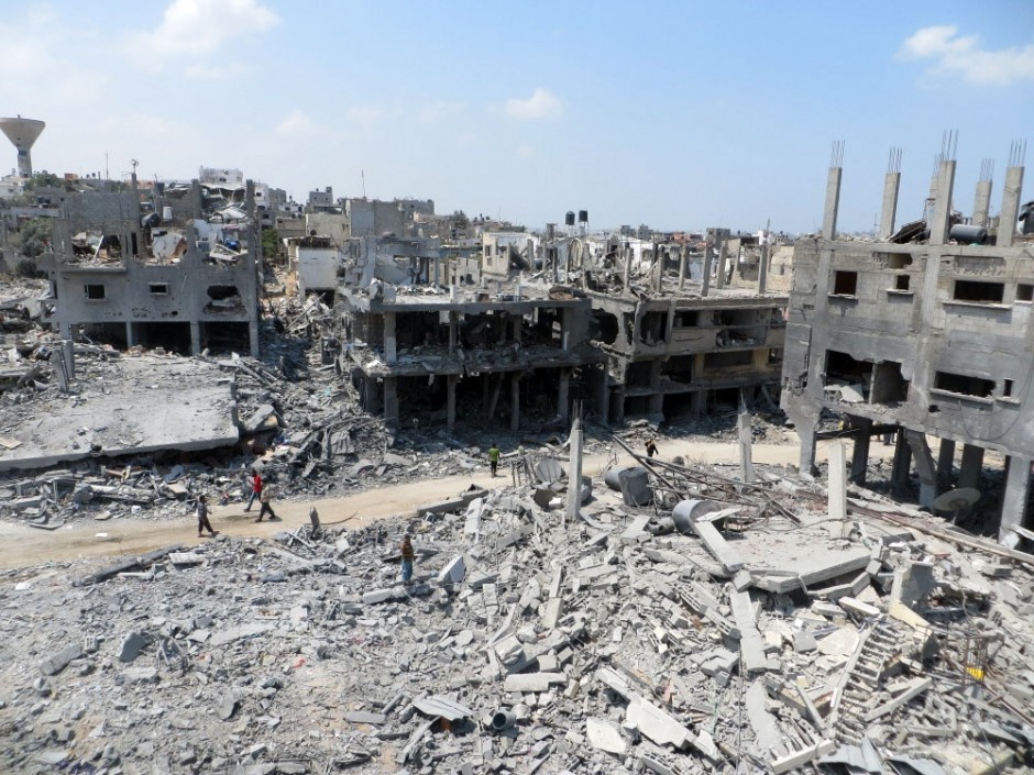 Ruins in Beit Hanoun, August 2014 Stop Arming Israel